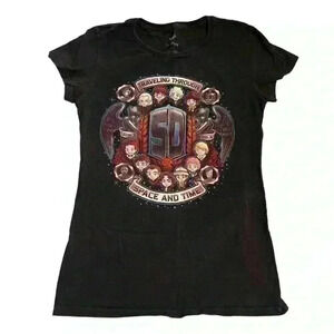 Doctor Who Tee Traveling Through Space and Time Fitted Women’s Size L